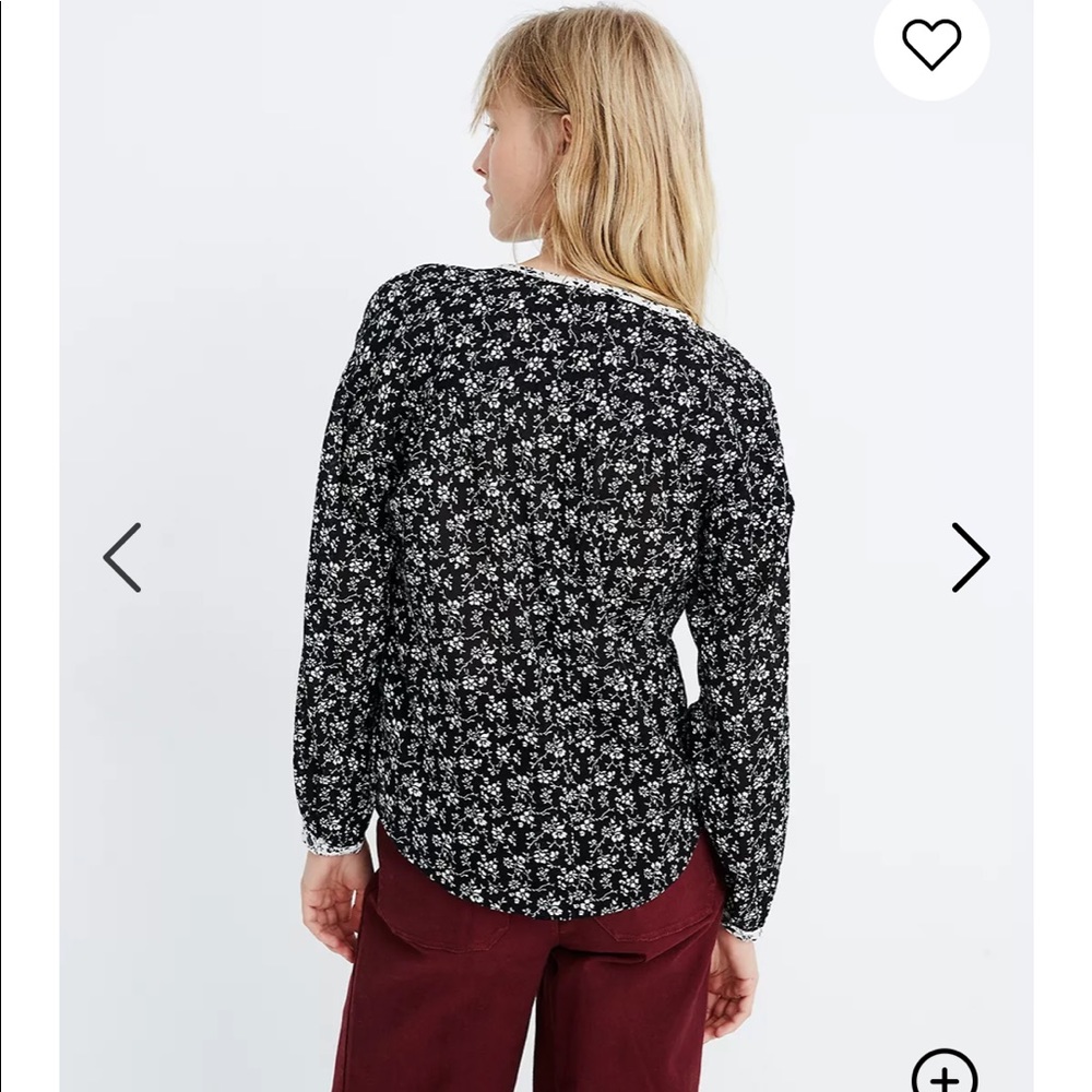 Madewell Print-Mix Meadow Shirt in Branch Floral - Picture 4 of 9